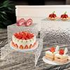 Acrylic Cube Display Box Riser for Buffet Table Food Display Stand Nesting Riser for Food Collection Jewelry Dessert Cake