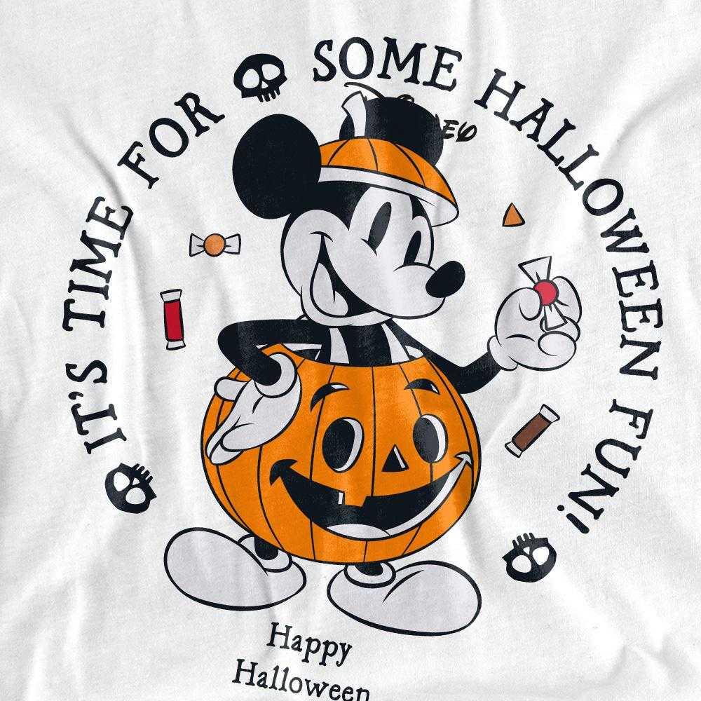 Disney Womens/Ladies Mickey Mouse Pumpkin T-Shirt