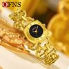 Fashion Rectangle Women Watches Ladies Stainless Steel Strap Waterproof Quartz Wristwatches Reloj Mujer