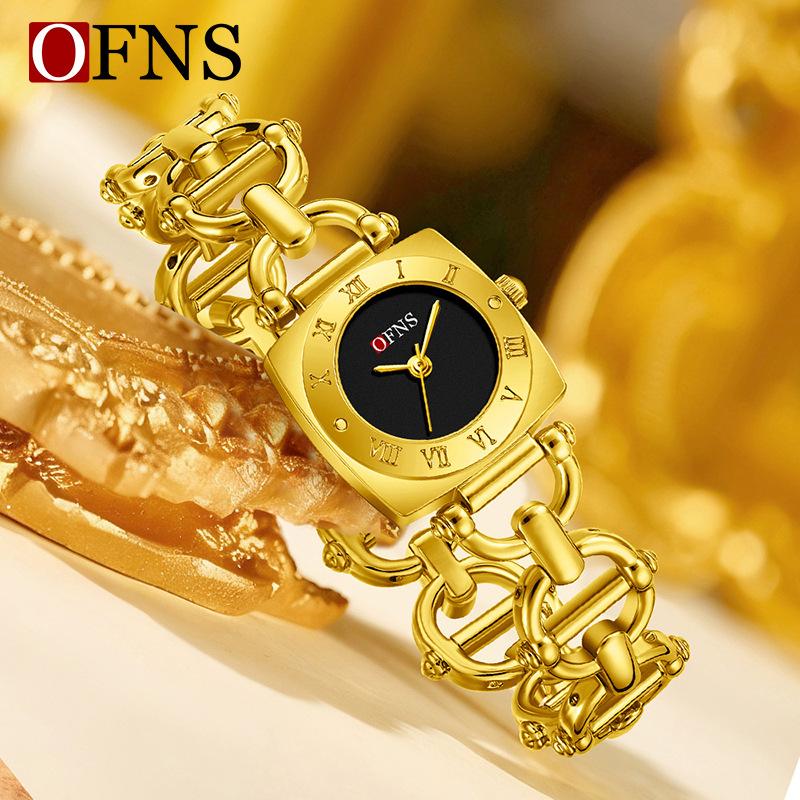 Fashion Rectangle Women Watches Ladies Stainless Steel Strap Waterproof Quartz Wristwatches Reloj Mujer