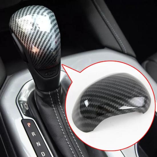 Carbon fiber Gear Shift Knob Cover Trim 1pcs For GMC CANYON -2025