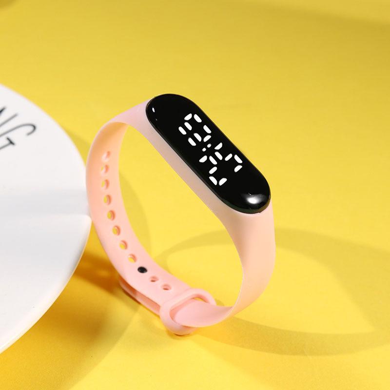 Waterproof White Light LED Sports Watch for Primary & Middle School Students