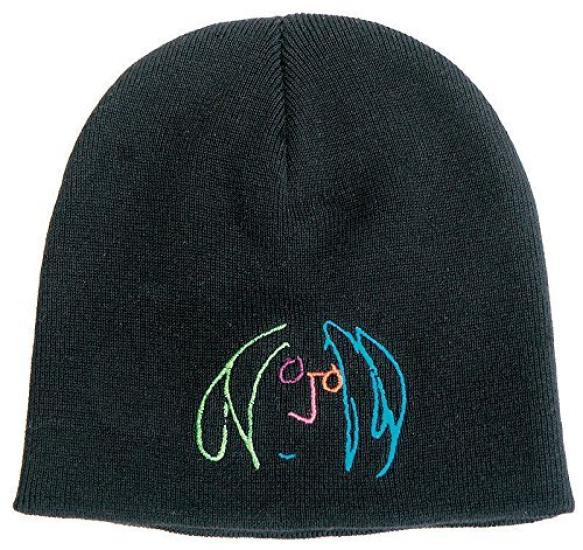 

Джон Леннон Вязаный Черный Мерч Импортированный Напрямую от [ROCK OFF] Кепка Автопортрет, [Официальный Лондон] чёрный