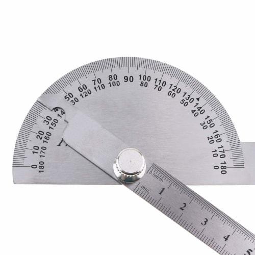 CarAngels Stainless Steel Goniometer, Durable Protractor, Angle Gauge, Angle Ruler, for Angle Measurement (Two 300mm Rods)