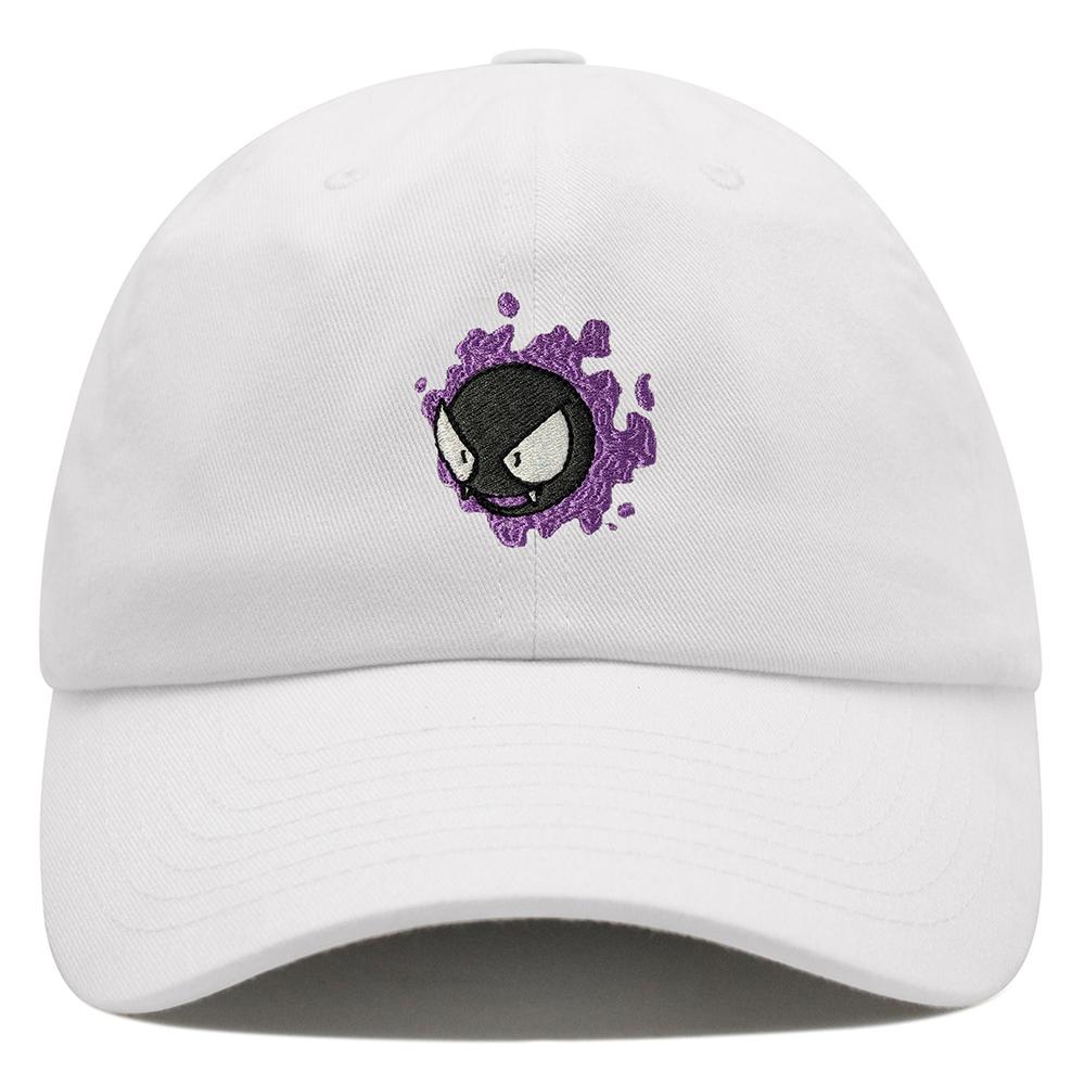

Embroidered Gastly Dad hat Cute Cartoon Baseball Cap Breathable Couple Hats Unisex Adjustable Visors Caps M