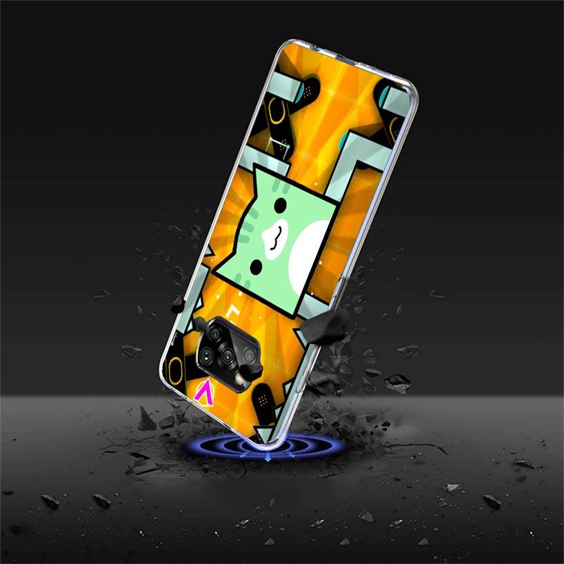 Geometry Dash Game Case Phone Cover for Xiaomi Redmi Note 10 9 9S 8 8T 7 5 Pro Mi 12T 11T 10T 9T 12 11 Lite A3 A2 Trend Fundas M