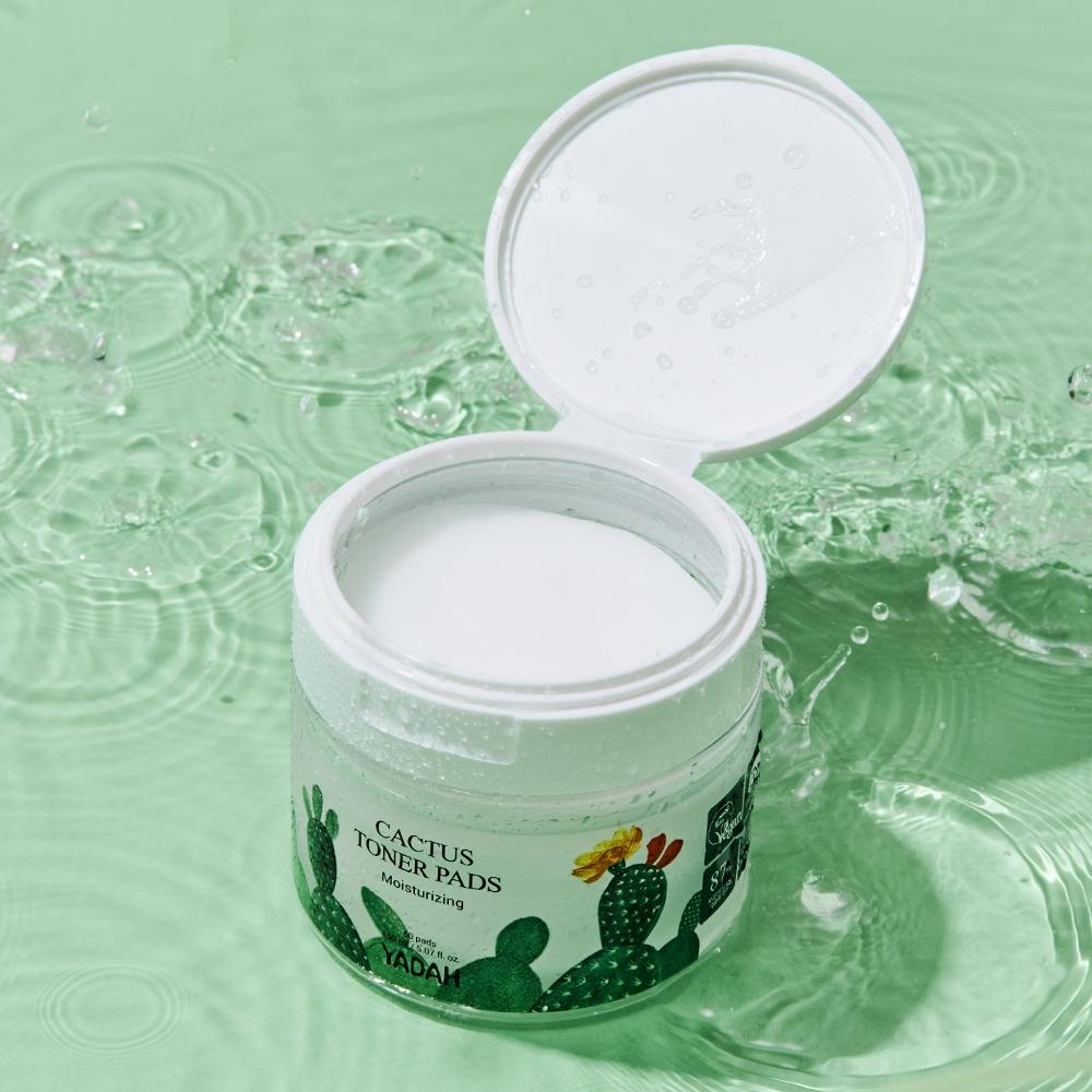 Yada [huajal Meal Pad] Yada Cactus Toner Pad  60 Sheets Of This Product+10 Additional Sheets 