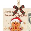 1/6Pcs Christmas Wallet Pendant Snowman Xmas Tree Gift Box Deer Pattern Pendant Striking Atmosphere