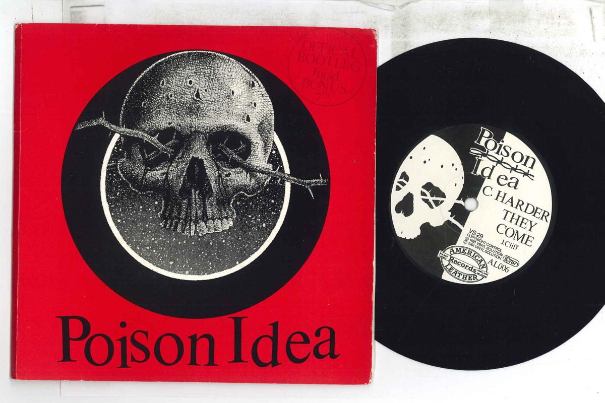 

7-дюймовая пластинка POISON IDEA Официальный бутлег VS29 VINYL SOLUTION 1991 Неизвестный рок Б/У
