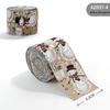 New Christmas Snowflake Linen Ribbon Bow Decoration