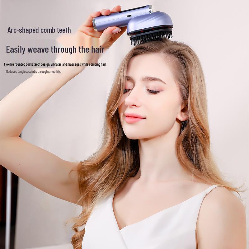 Elektrický atomizér esenciálních olejů Masážní hřeben s červenou světelnou terapií