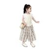 Korean Style Summer Vest Set for Baby Girls 2026 - Trendy Two-Piece Outfit