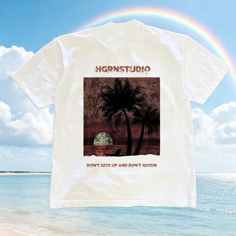 New Arrival Breathable Crew Neck Unisex Women Summer casual fashion Streetwear Novelty Tee cotton Tshirts Tree print