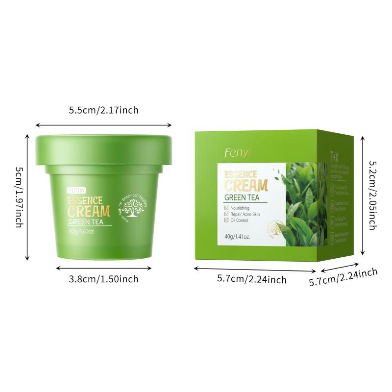 Green Tea Face Cream 40g Deep Hydration Moisturizing Skin Care Cream