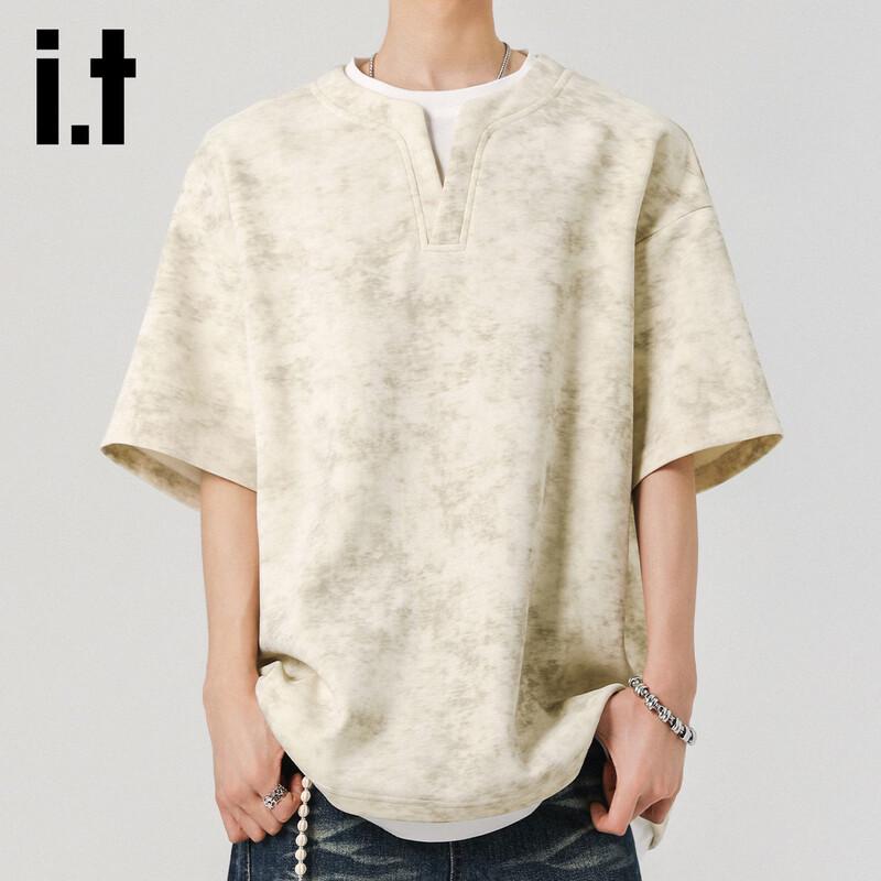 Izzue It Men's Loose Fit Tie-Dye Short-Sleeve T-Shirt
