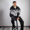 Unisex Streetwear Hooded Zip-Up Sweatshirt With 3D Print Loose Fit Long Sleeve Pullover Men Women