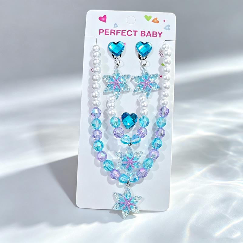 Frozen Elsa Princess Necklace & Jewelry Set for Girls