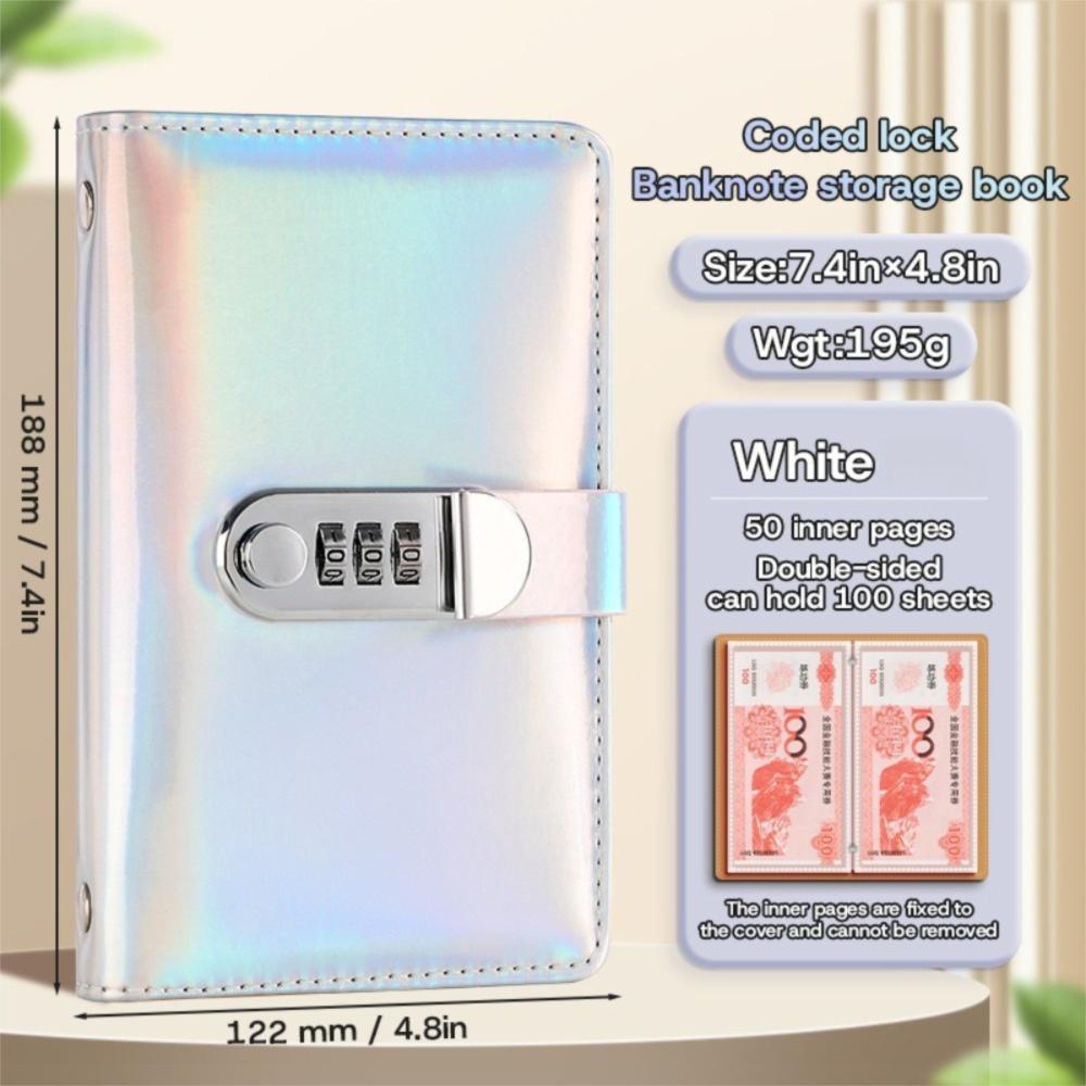 With Password Lock Money Collection Book Save Money Savings Challenges Book  Children