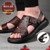 Herren Dual-Use Zehensandalen mit geschlossener Zehe: Rutschfest, Atmungsaktiv, Weiche Sohle, Langlebige Sommer-Strandschuhe