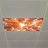 Red Deciduous Forest Ceiling Decoration Living Room and Bedroom Home Beautification Stickers