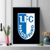 1.FC Magdeburg Pattern  3pcs 100% Round Full Drill 5D DIY Diamond Painting Embroidery Cross Stitch Rhinestone Décor