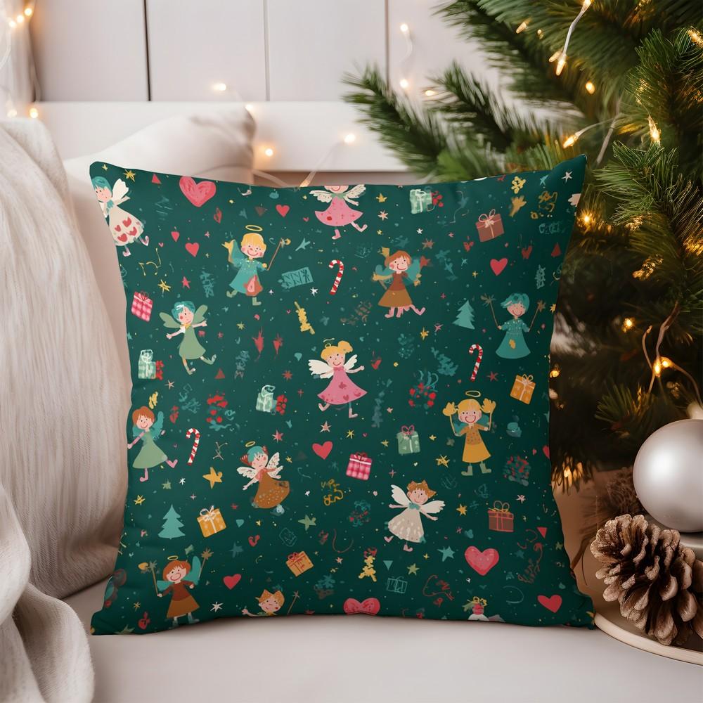 Home Decor Cute Fawn Design Pillow for Cozy Decor Pattern Cushion Cover Suitable for Sofa Bedroom Car Pillow Cover