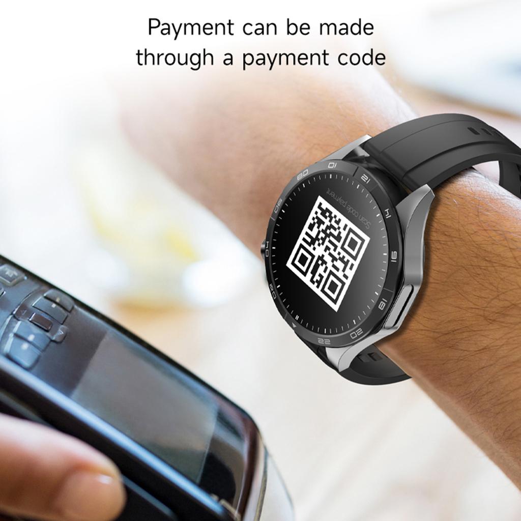 LM01 2+16G 1,43-Zoll AMOLED Smartwatch 4G SIM-Karte Android 8.1 Smart Sportuhr, für Europa Asien Afrika