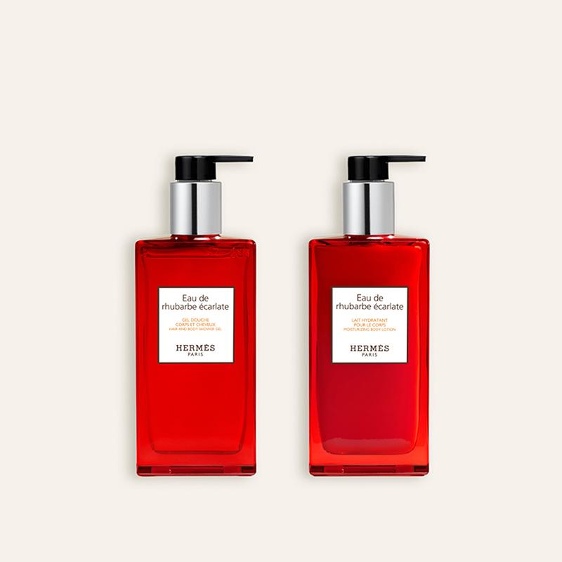 Hermes Orange Green Fountain Care Set 24263344-Two-piece Set: Crimson Fire Ginseng Shampoo and Shower 200ml + Crimson Fire Ginseng Moisturizer 200ml