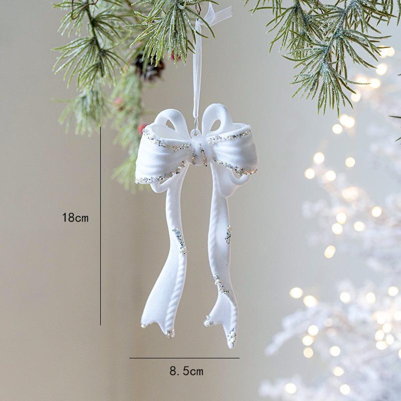 

2 шт. белая флокированная подвеска в виде лося и снежинки, подвеска для украшения рождественской елки, подвеска для украшения рождественской елки, рождественское украшение, маленький подарок