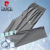 Pierre Cardin Pantaloni casual de vară pentru bărbați din mătase de gheață