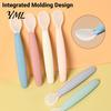 Portable Feeding Set for Travel Silicone Baby Spoon, Soft Non Slip Training Utensil, Easy Cleaning Complementary Spoon Infants And Toddlers