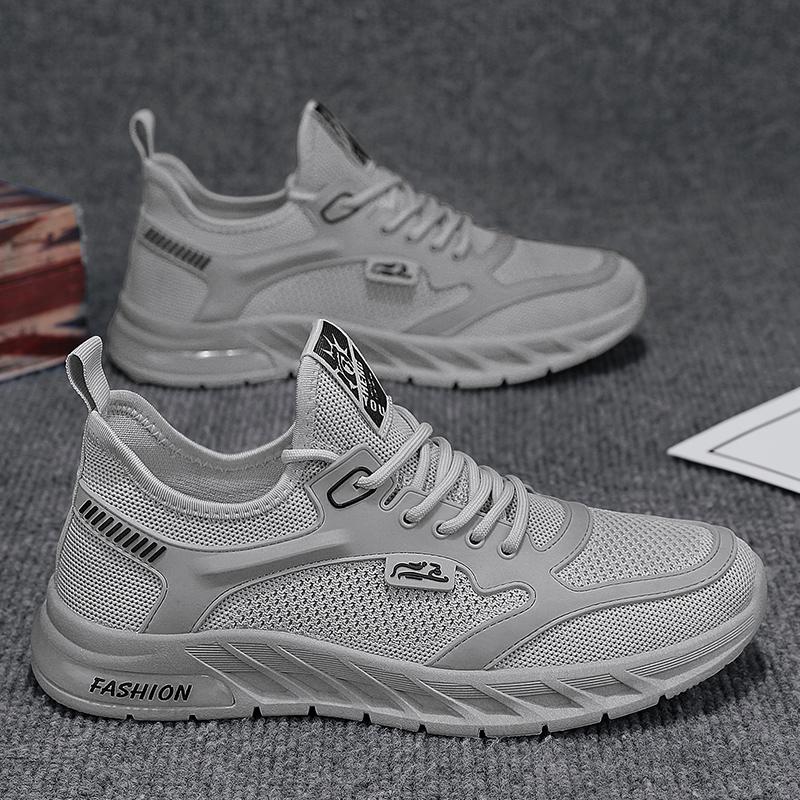 

Лоферы Платформа Спортивная обувь Спортивный и досуг Повседневные кроссовки Мужские кроссовки Нескользящие Вентилируемые Износостойкие Универсальные Новые 44 серый