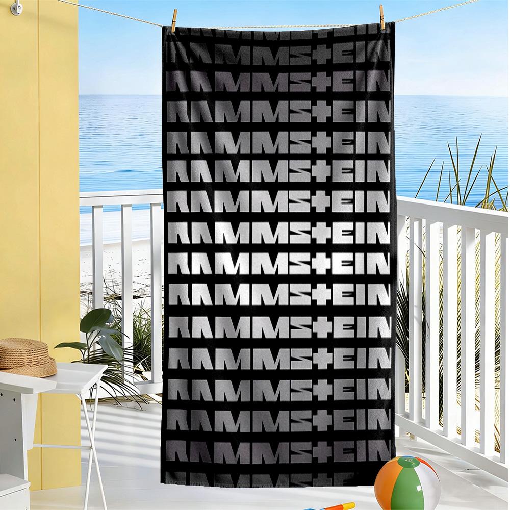 No Symbol Allowed Beach Towel Super Soft Microfiber Quickdry Fabric Comfortable Lightweight