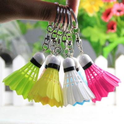 Mini Badminton Pendant Keychain Key Ring Holder Backpack Pouch Hanging Decor