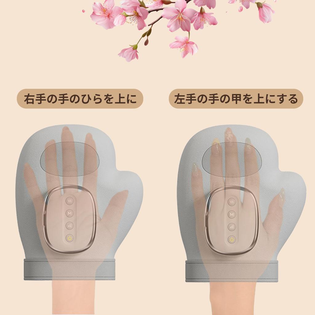 Hand Care Relaxation Device with Finger Palm and Heat for Both 3 5 Intensity USB Perfect for or with Japanese Instructions Airbag, Heating, Hands,