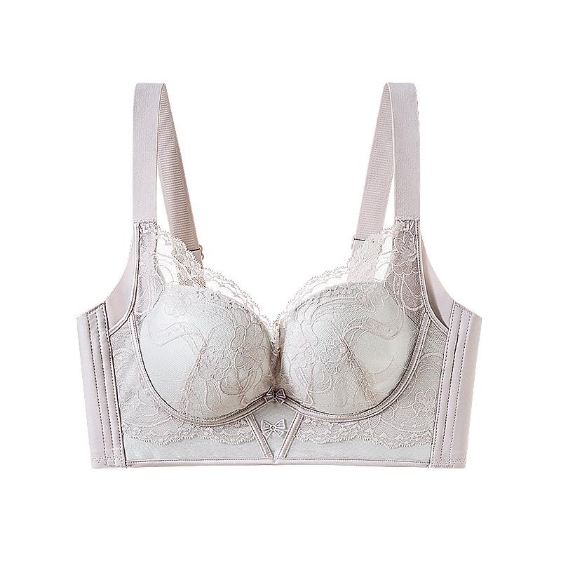 No steel ring, no magnetic collection of secondary breasts, Modal slippery massage cup underwear, women's small breasts gather, anti-sagging 