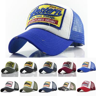 Western New York Vintage Trucker Hats for Men Women Since 1985 Breathable Mesh Embroidery Baseball Caps Snapback Summer Dad Hat