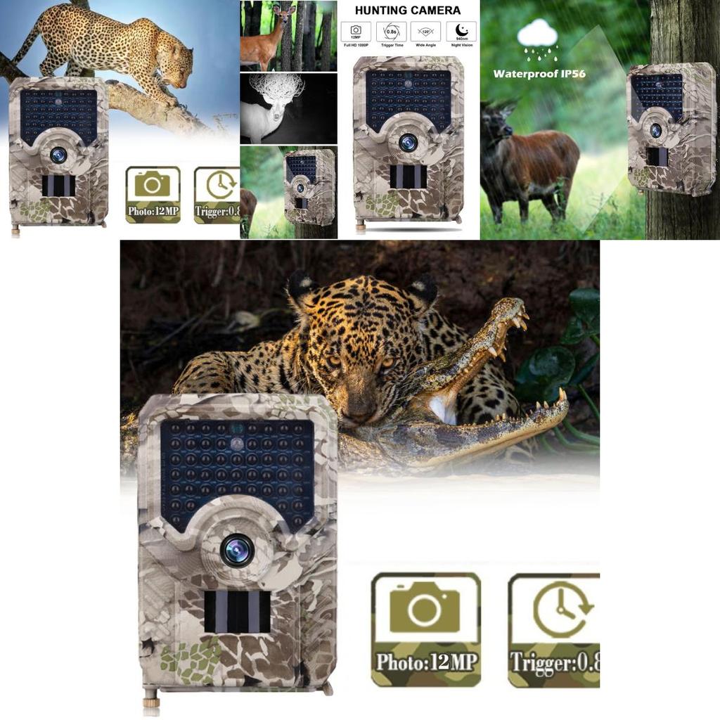 Pr200 12mp 1080p Outdoor Wildlife Camera With Infrared Technology For Hunting And Security