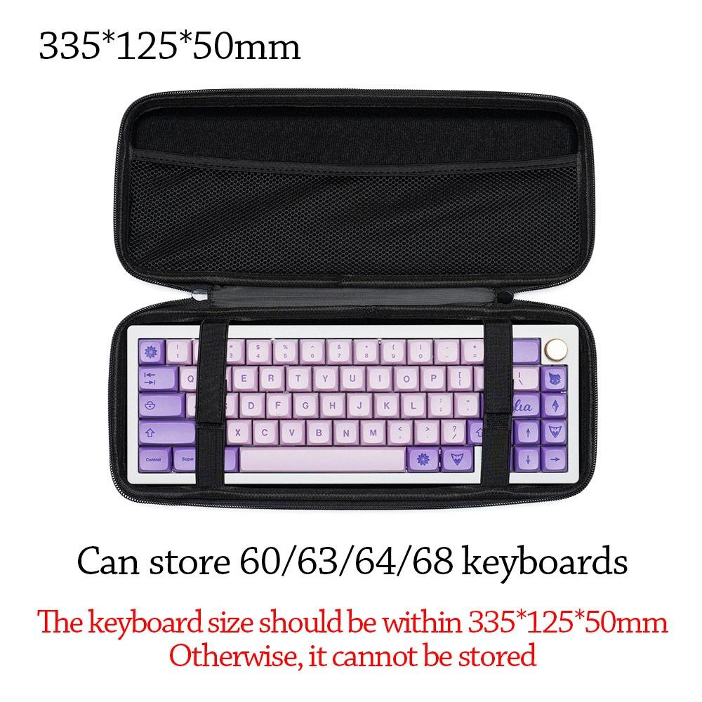 Dustproof Mechanical Keyboard Case EVA Hard Shell Keyboard Carrying Bag Portable Shockproof Carrying Case