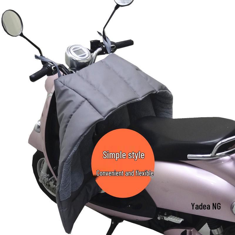 Electric Car & Motorcycle Winter Windshield Quilt - Thickened Velvet Leather