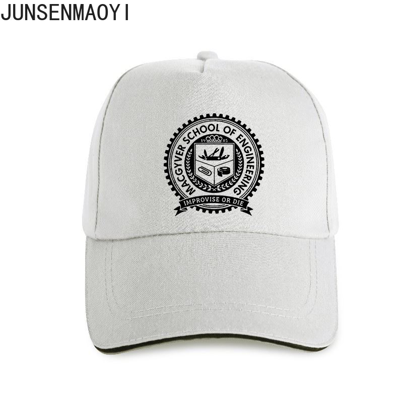 2022 New Macgyver School Gadgets Engineering Funny 80s ActionTV Show White Baseball cap Cotton Snapback Trucker Caps Sun-Hats