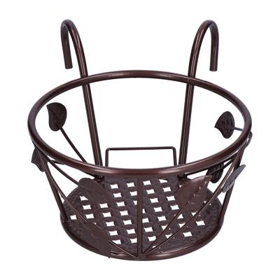 Hanging Flower Pot Rack Outdoor Plant Stand Railings Planter Containers Over The Rail Flower Pot