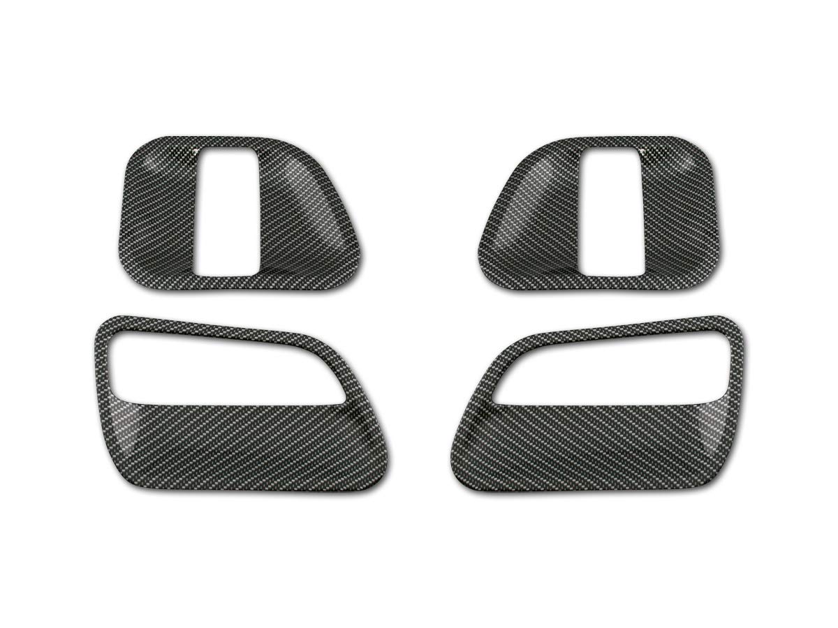 

TRISTAR S [Twill Carbon Fiber Look] Door Handle Protector for Toyota Hiace 200 Series (1st to 8th Generation)