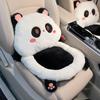 Rabbit Rabbit Plush Soft Seat Cushion Panda Rabbit Car Headrest Neckpillow  Car Interior Ornaments