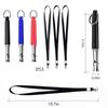Dog Whistles, Pack-3 Training Whistles for Recall to Stop Barking Silent Deterrent Device, Adjustable Ultrasonic