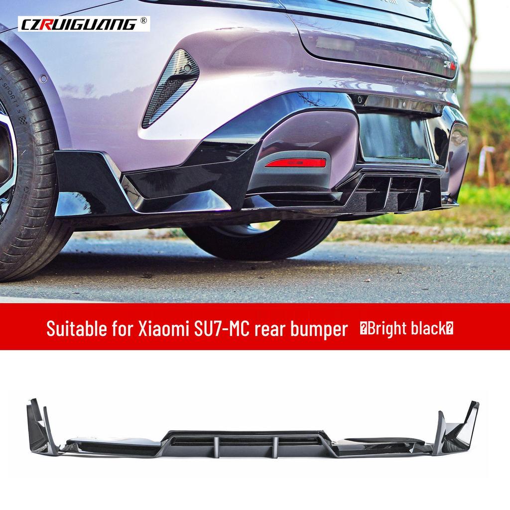 Fits Xiaomi SU7: MC Style Rear Spoiler, Front Lip, Side Skirts, Rear Bumper, and Diffuser Kit