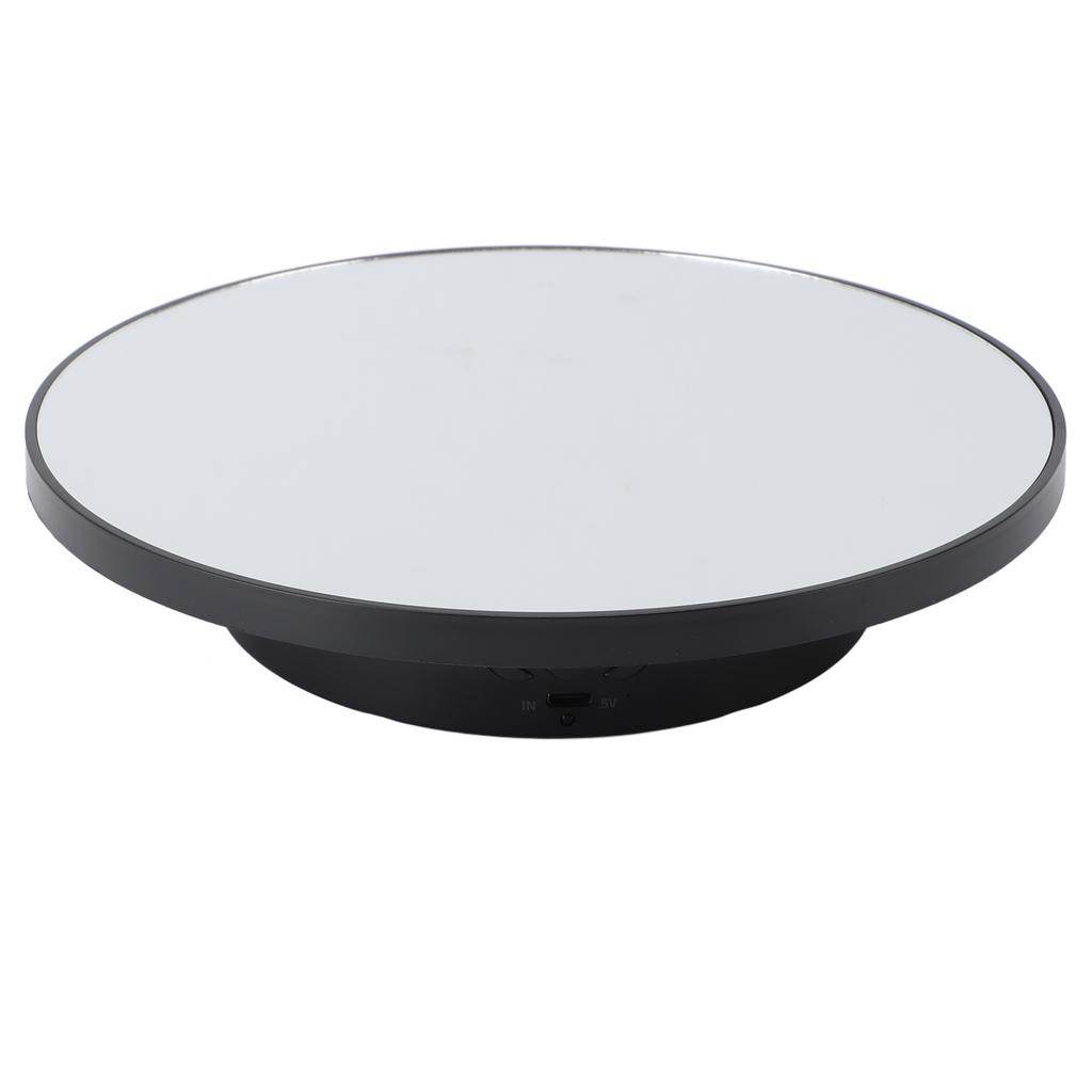 Soporte de Exhibición Giratorio Motorizado 8.7 Pulgadas Carga 22lbs Plato Giratorio de Espejo Electrónico con Mando a Distancia