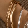 7 Pcs Gold Silver Bangle Bracelet Set for Women Multi Layer Stackable Cuff Bracelets Minimalist Boho Bangle Jewelry Gift for Her