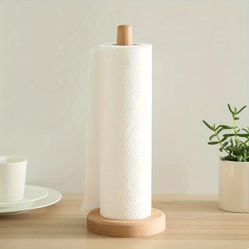 Nan Bamboo Countertop Tissue Holder & Cling Film Rack - Japanese Style