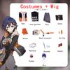 Anime Zenless Zone Zero Cosplay Kostyme Belle Kostyme Halloween Anime ZZZ Antrekk Jente Uniform Parykk Bursdagsgaver Karneval Fullt Sett